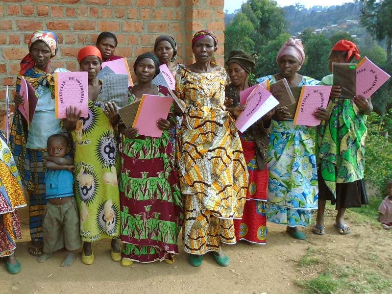 Femmes membres d'une Mutuelles de Solidarité au Nord Kivu en RD du Congo