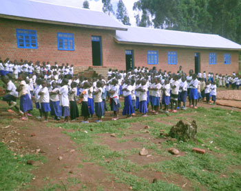 Rentrée scolaire à l'école de Vutegha