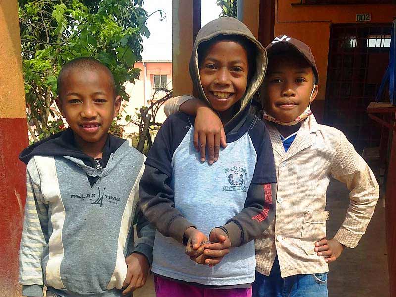 rentrée scolaire pour les enfants de l'école Akany Aina à Madagascar
