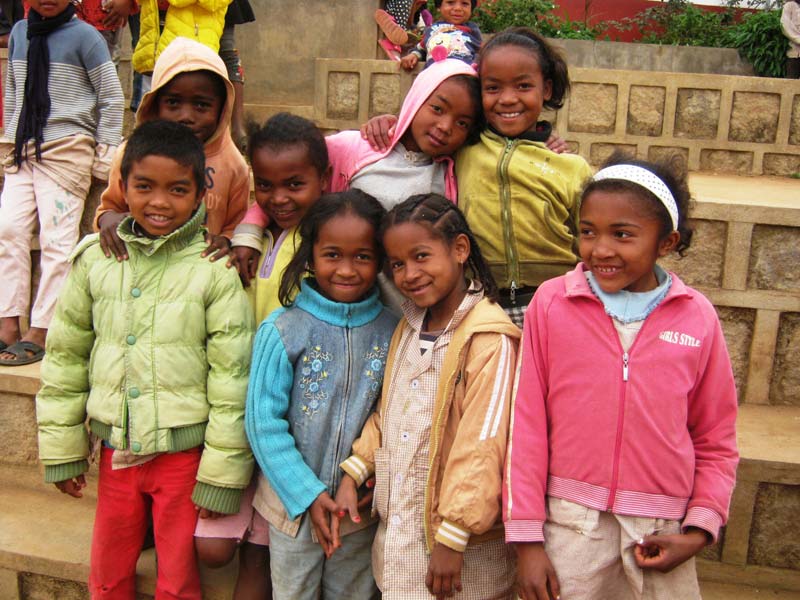 Enfants du centre Akany Aina à Madagascar