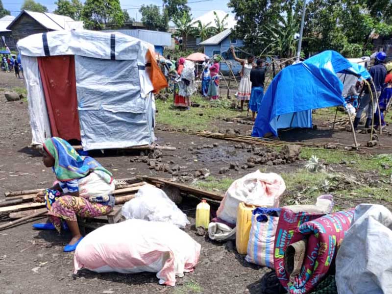 Populations déplacées en RDC, le camp de réfugiés Don Bosco Nangi