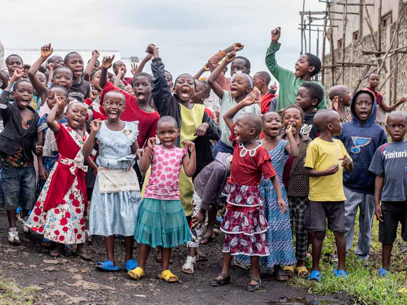 Les enfants disent NON à la guerre au Nord Kivu