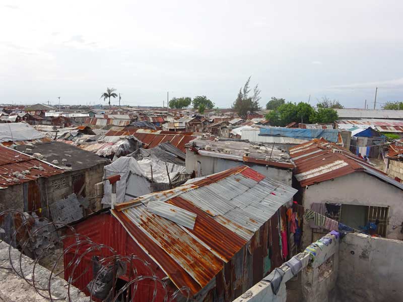 Le bidonville de Cité Soleil en Haïti
