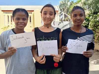 Lauréates du BEPC à Majunga