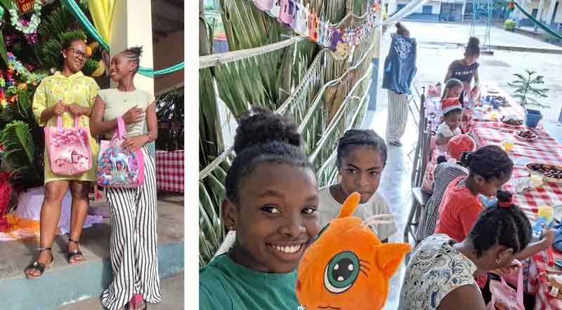 Cadeaux de Noël pour les orphelines d'Antalaha