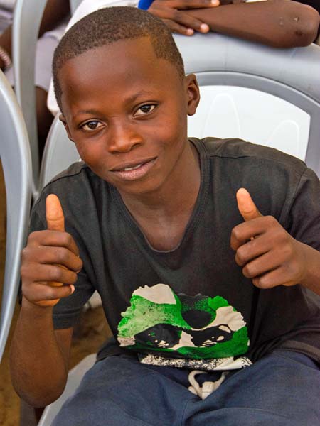 Boniface, enfant de RDC