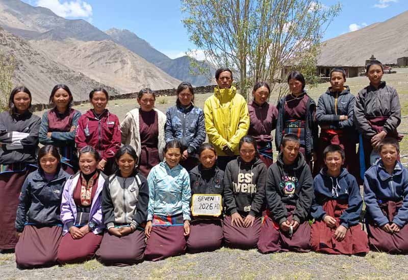La Classe 7 2026 de la Siddhartha Kula Basic School à Ting Kyu dans le Haut Dolpo