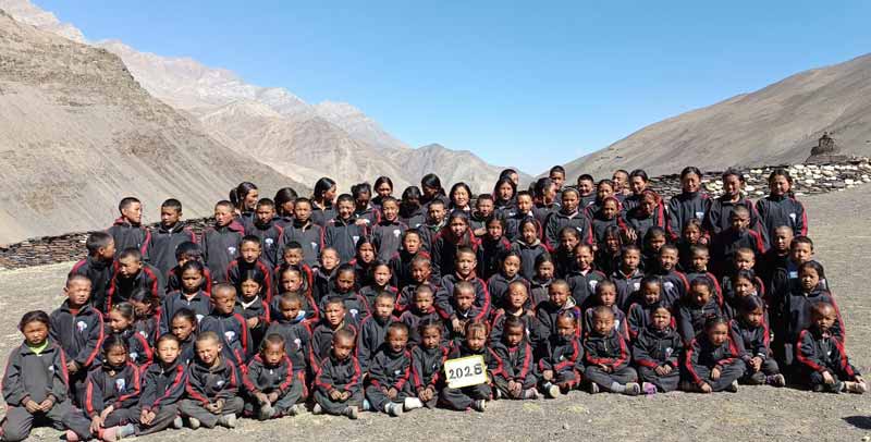 Effectif complet 2026 de la Siddhartha Kula Basic School à Tinjé dans le Haut Dolpo